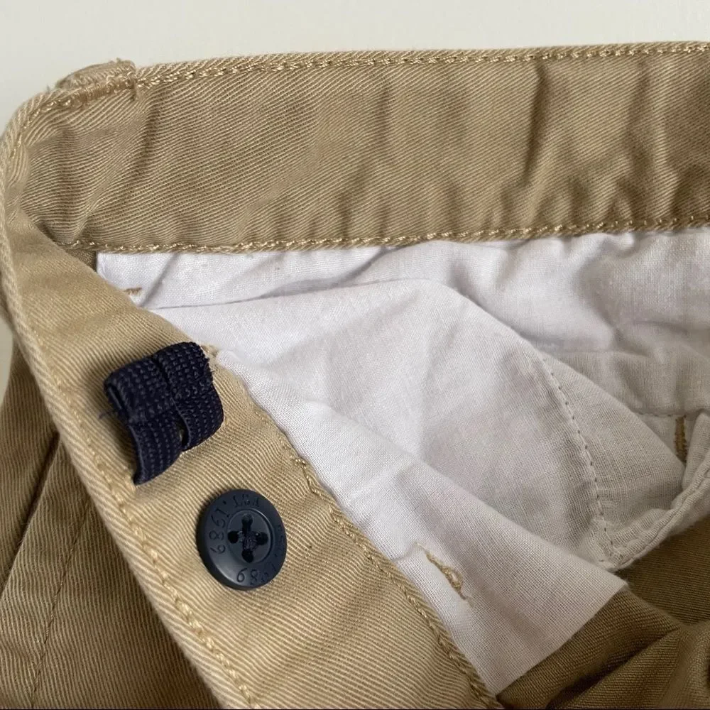 The Children’s Place Khaki Flat Front Chino Pants Size 6 Husky